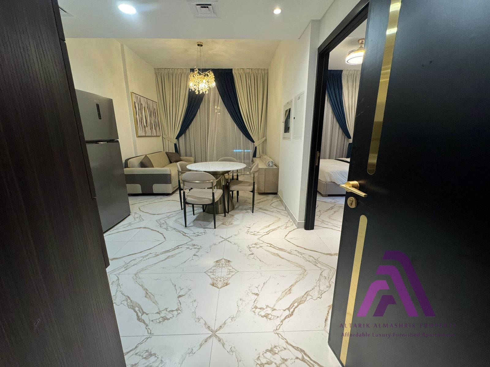 1bhk available with huge balcony and with fully furnished