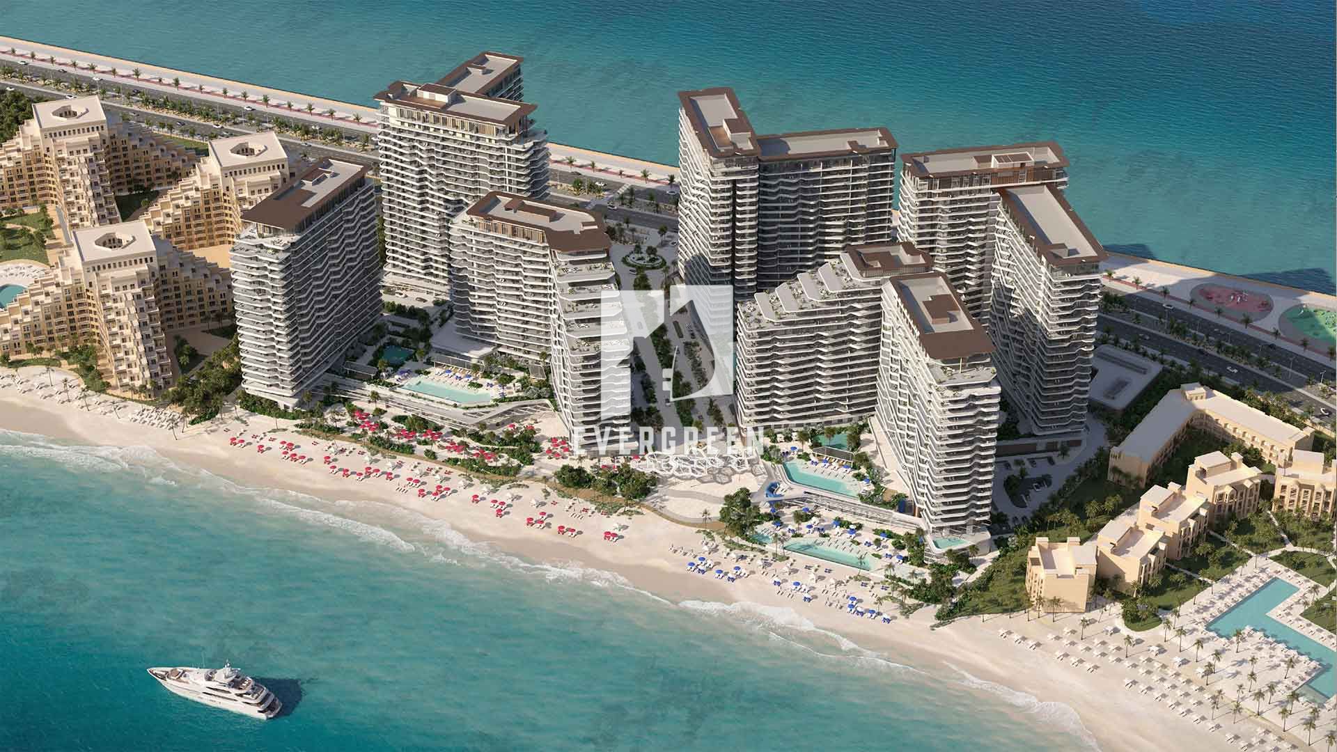 Fully Furnished 1-Bedroom Luxury Apartment | Dual Sea & City Views – Rosso Bay, Al Marjan Island