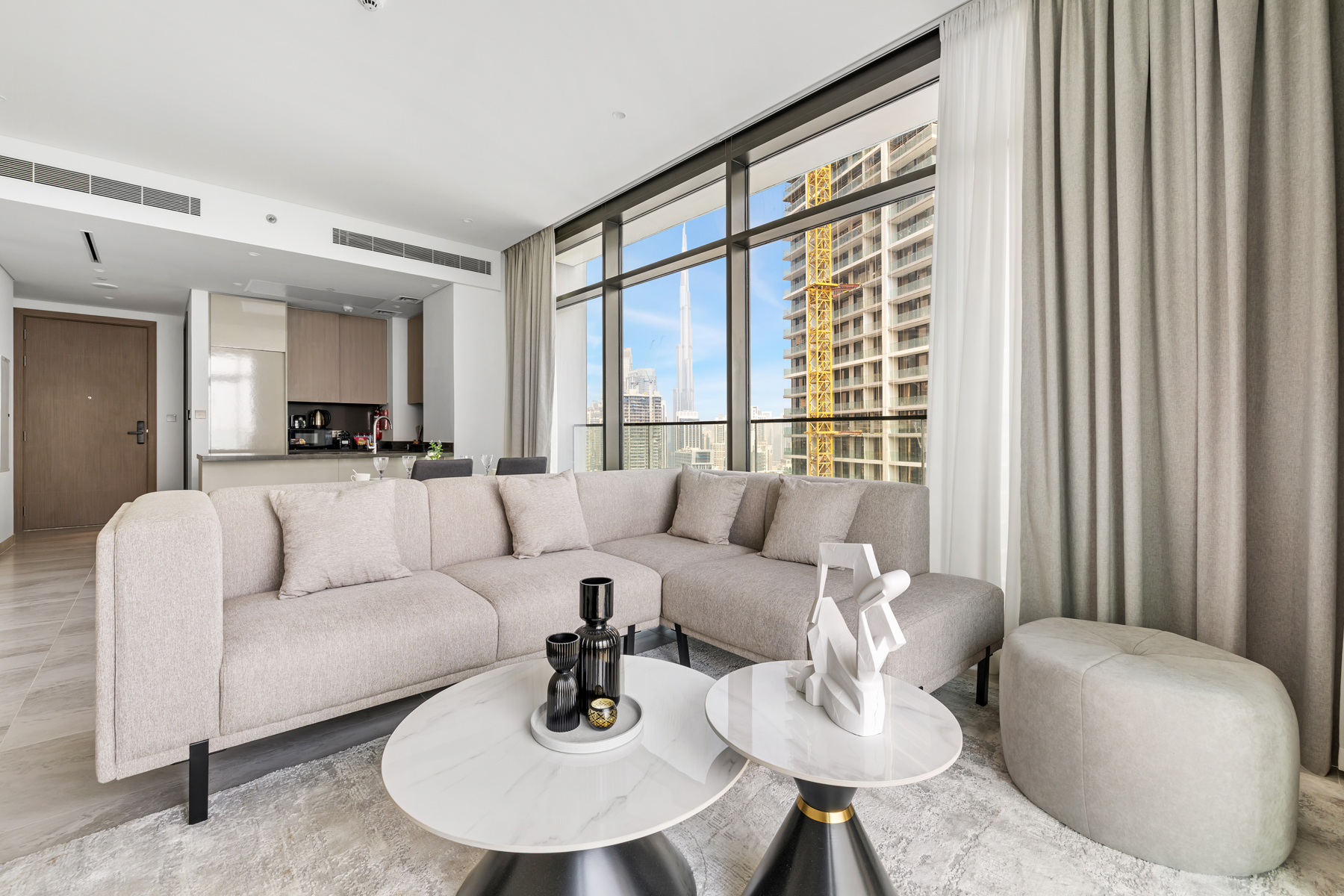 Luxury 3 BR | Waterfront Living | Burj Khalifa View