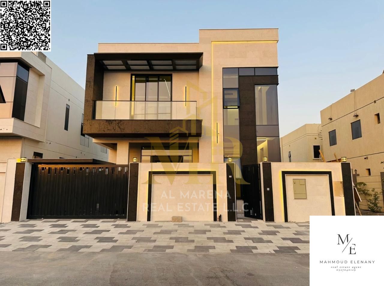 For Sale – Luxury Villa in Al Bahia – Ajman | 5 Master Bedrooms + Majlis + 2 Halls + Modern Kitchen | AED 1.95M Negotiable