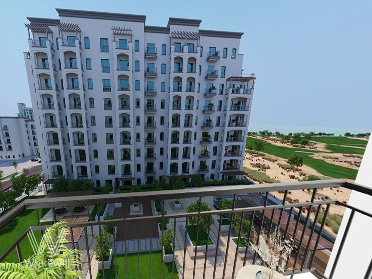 Partial Golf View | 2 Balconies | Fully Furnished