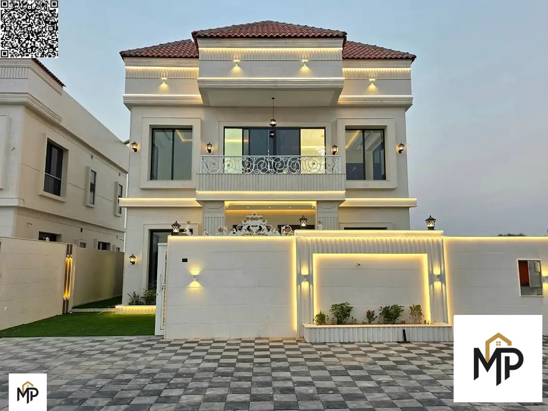 Luxury classic villa for sale in Al Zahia Super deluxe finishing with an elegant design and a strategic location close to all services — an address