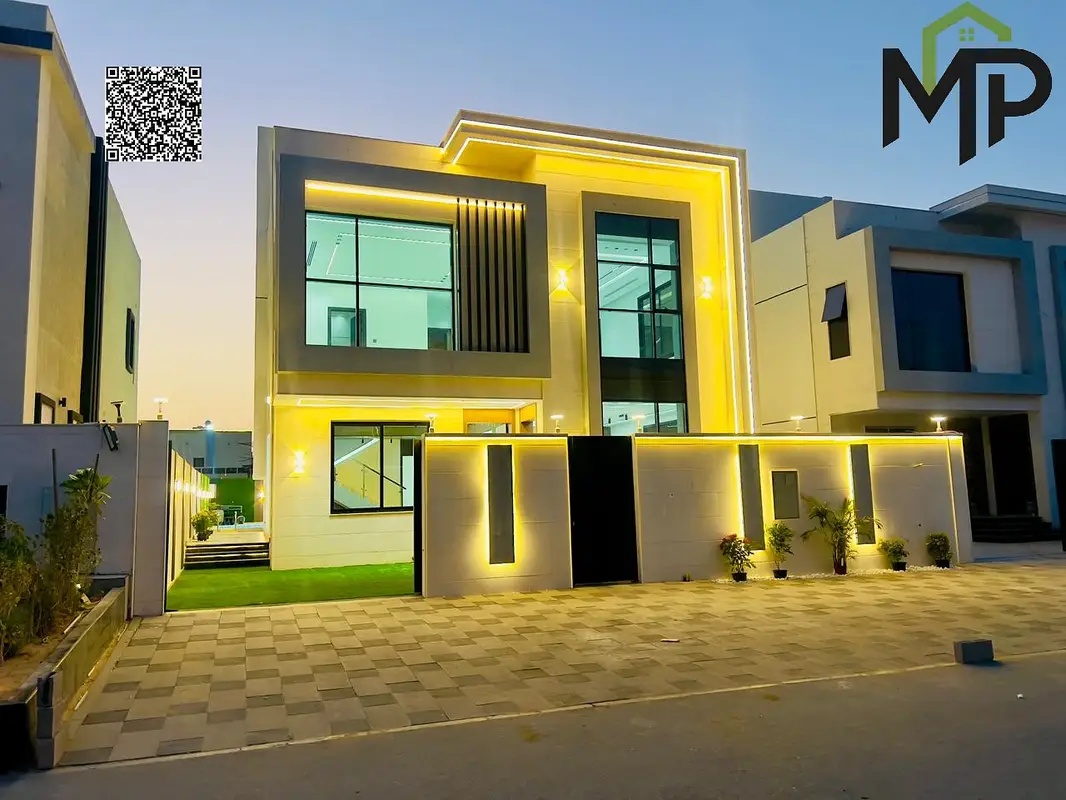 Ready-to-move-in villa, price inclusive of registration and ownership fees, on the main street in the most prestigious area of Ajman – freehold owne