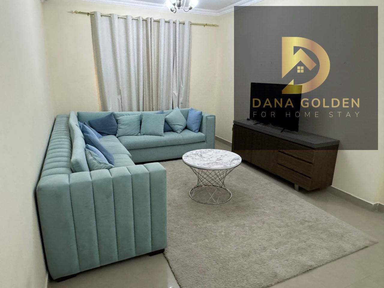 Two rooms, a hall, a balcony, two large bathrooms, hotel-style furniture in Al Qasimia, Sharjah