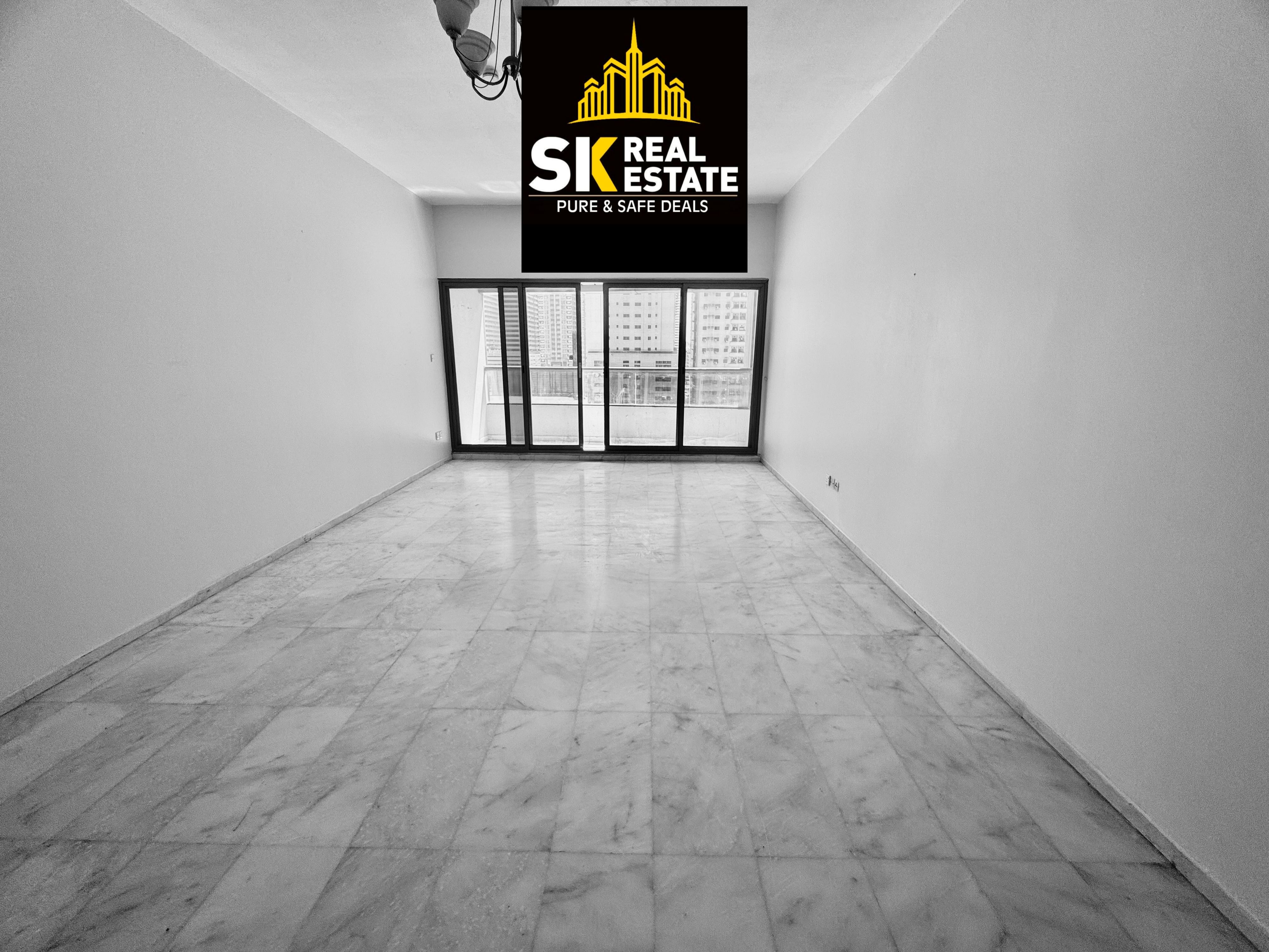 HOT OFFER SPACIOUS 3BHK IN 58K WITH BIG BALCONY /EASY EXIT TO DUBAI