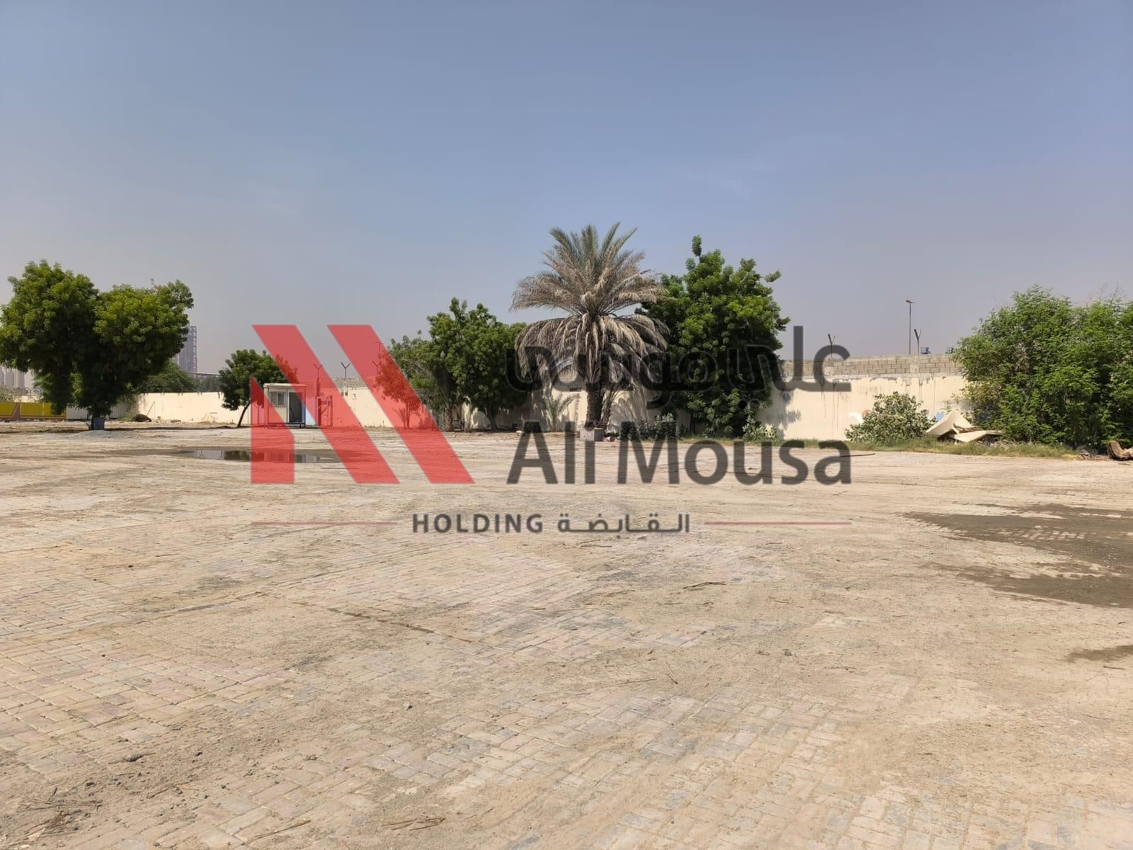Spacious Open Yard for Rent – Ali Mousa Compound, Sajaa