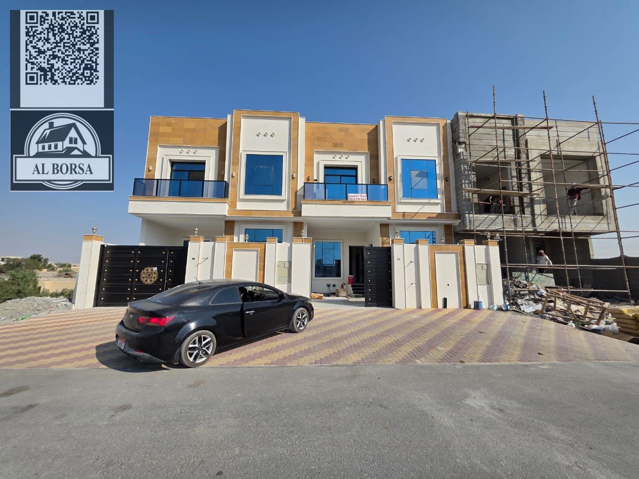Elegant Townhouse for Sale in Al Yasmeen Area – Ajman Features: 5 Spacious Master Bedrooms with a Modern and Comfortable Design Large Livin