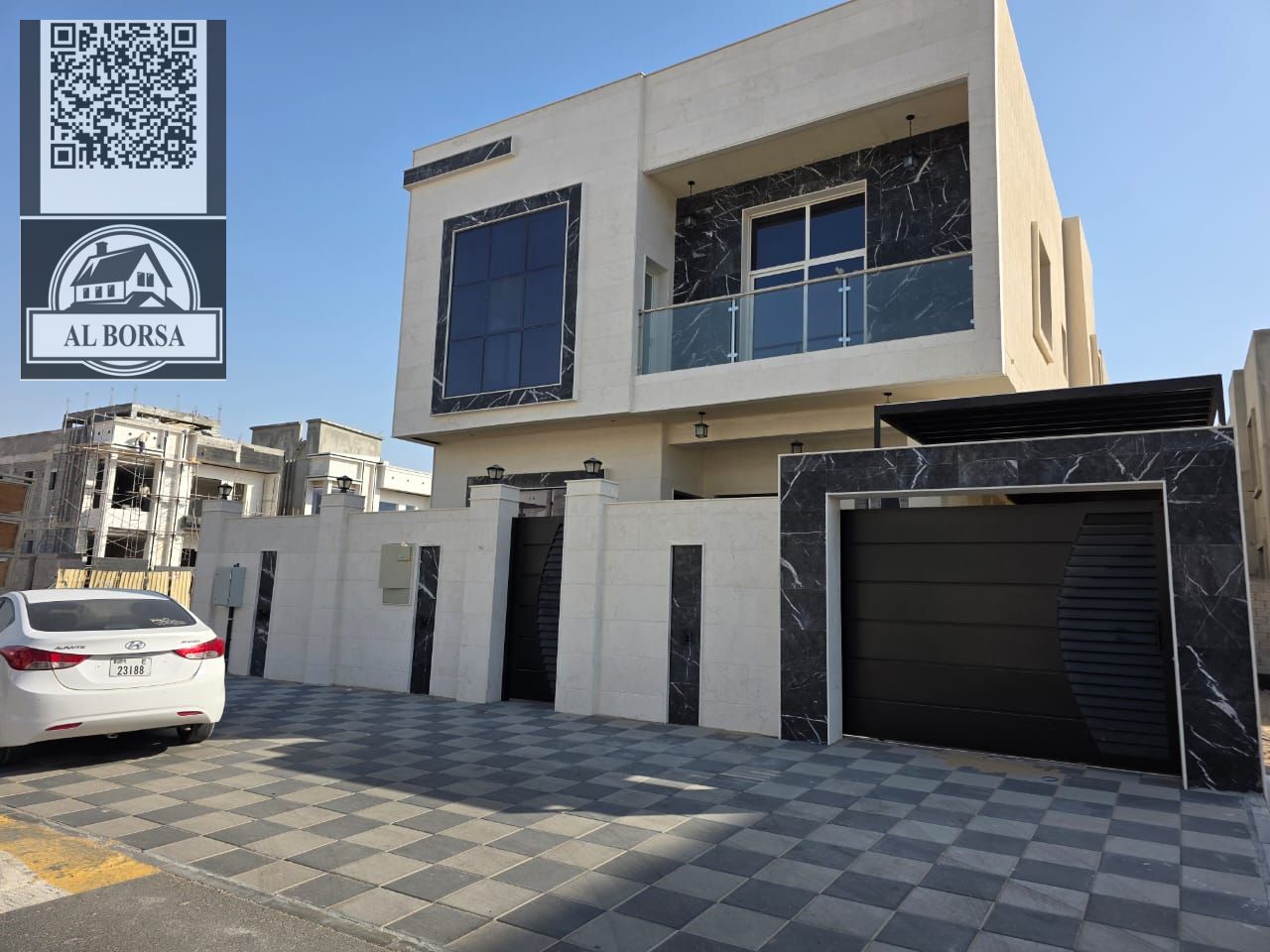 Luxury villa for rent in Al Helio – Ajman | 5 master bedrooms + majlis + living room + maid's room | Prime location and excellent price