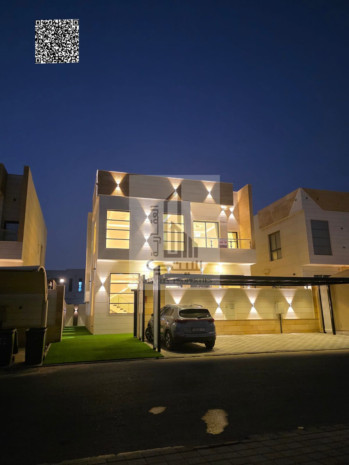 Ready immediately! 5 master bedrooms + air conditioning | Al Yasmin | Personalized finishing