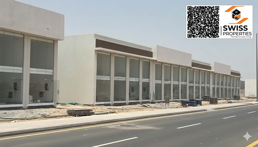 Building with four shops + m for sale