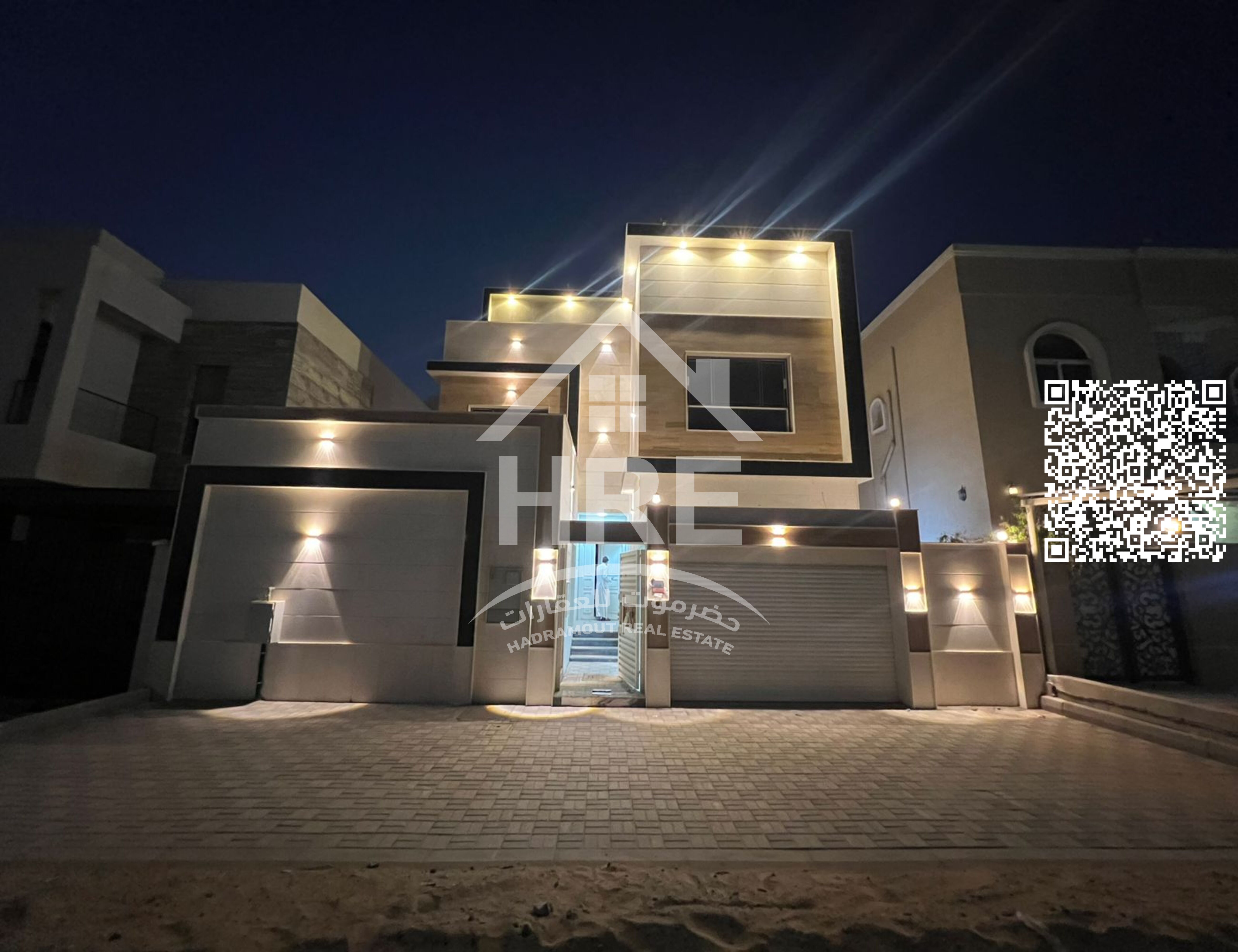 Luxury villa for sale in Al Yasmin – prime location and close to the park