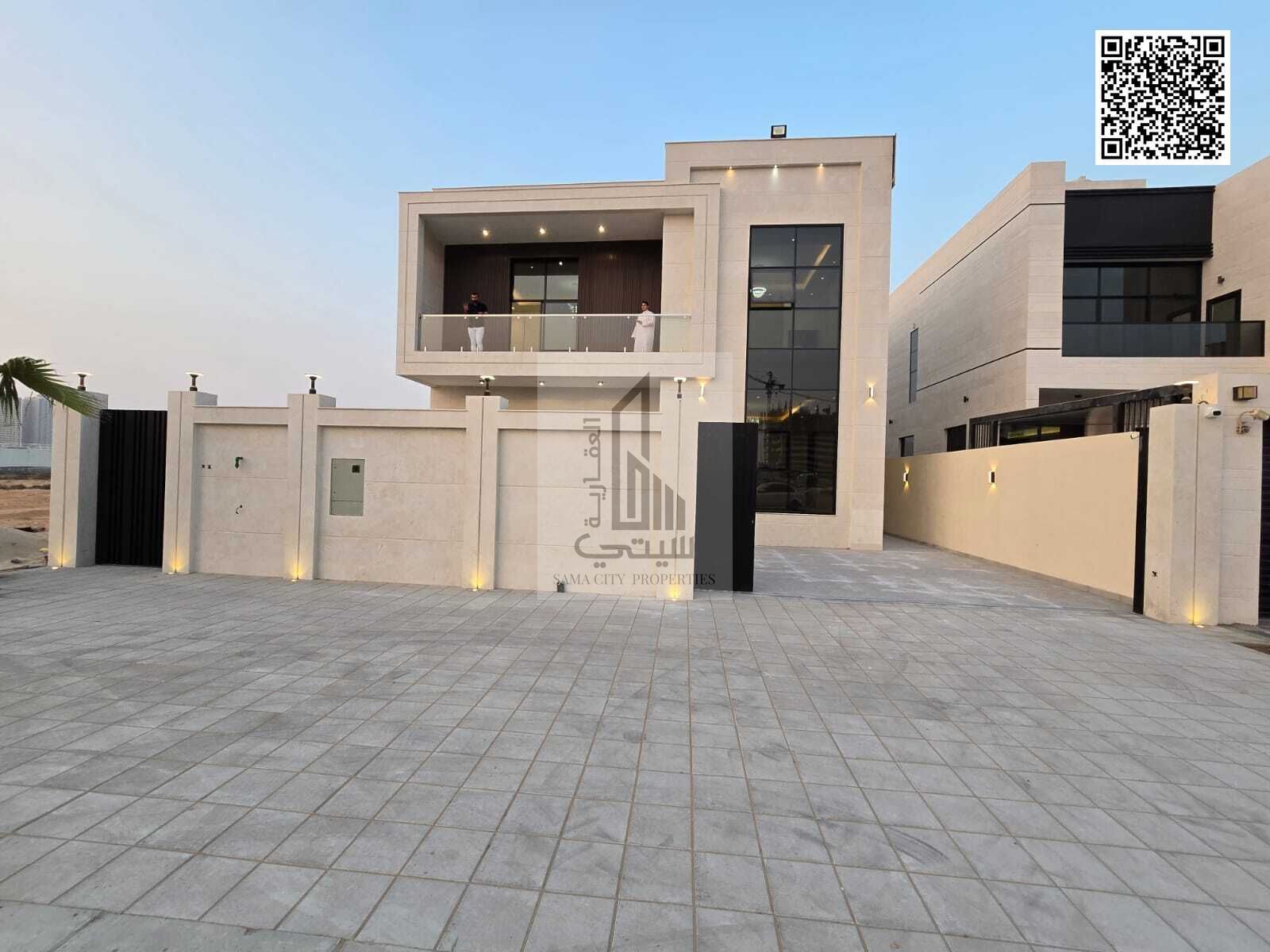 A villa with luxurious finishing near Sheikh Mohammed bin Zayed Street and Al Hamidiya Park