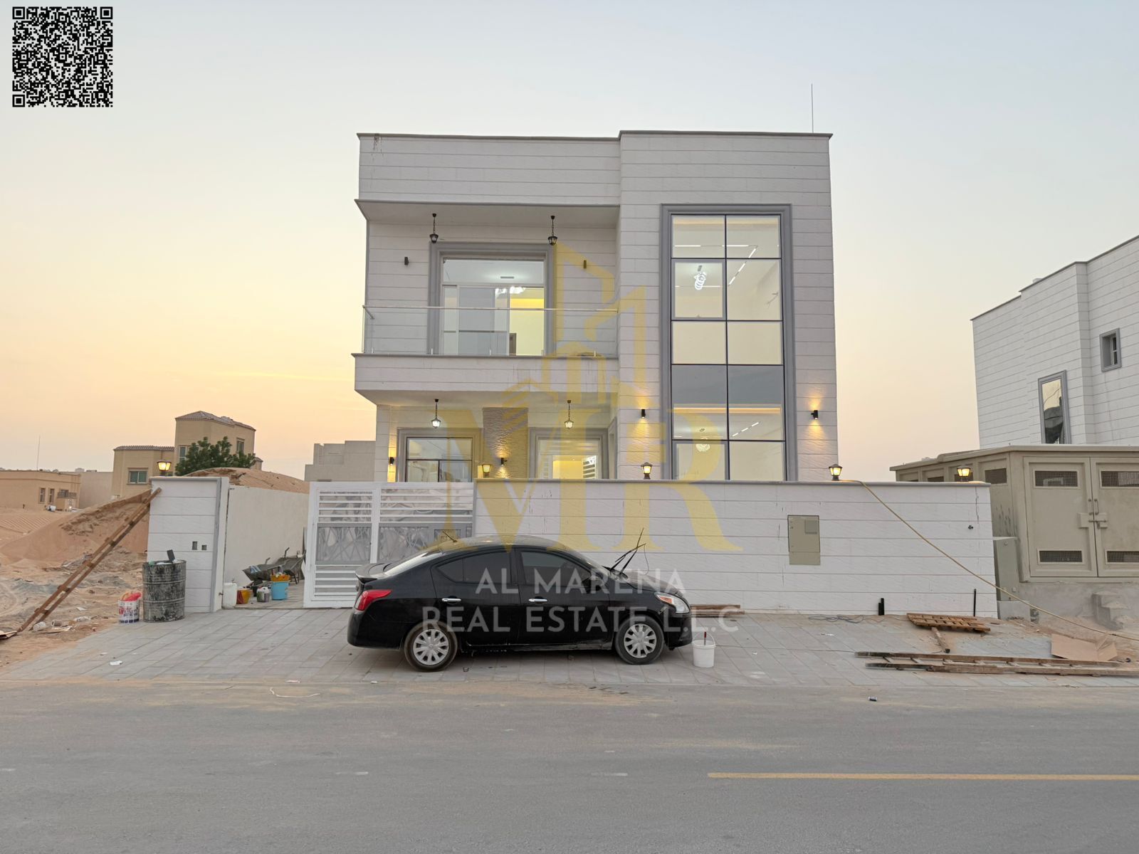 Turnkey villa with all-inclusive price on the main street, ready to move in, in the most prestigious area of Ajman. Freehold ownership for all natio