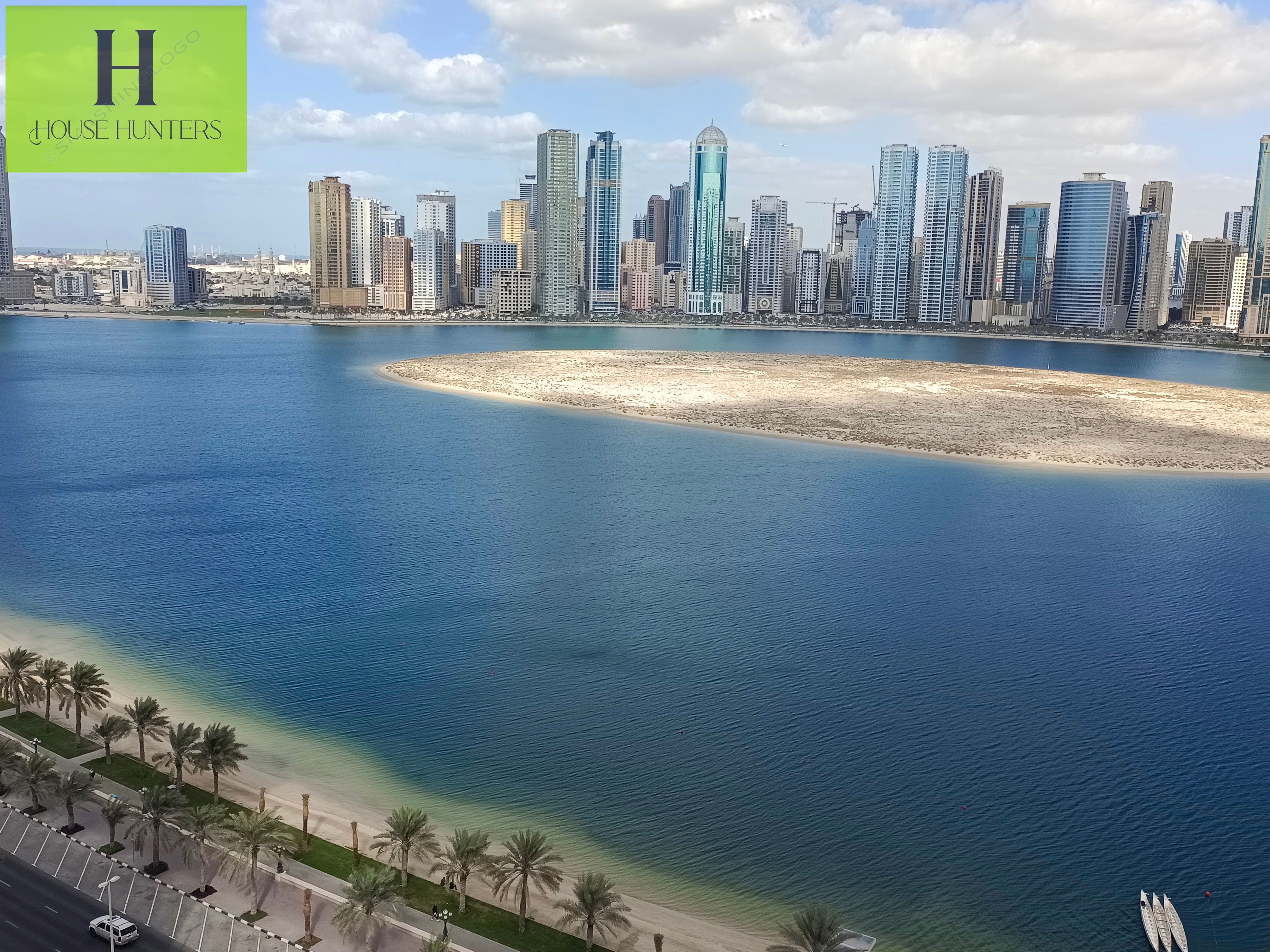 Huge 2bhk with wardrobes, maidroom and sea view