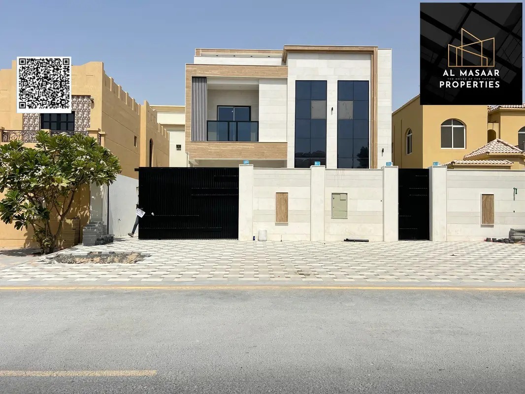 Villa for sale in Al Muwaihat 1, ready to move in, close to all services, with very spacious designs.