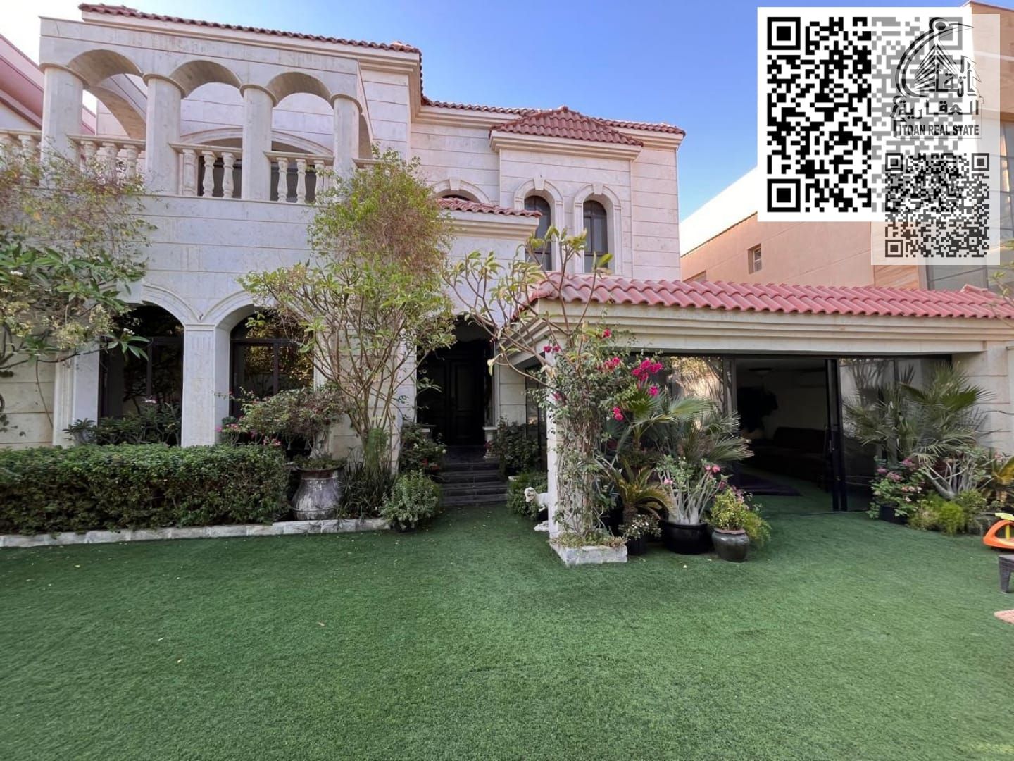 **Villa for Sale Directly from Owner in Al Rawda 2** Includes water, electricity, and air conditioning fees With a large built-up area