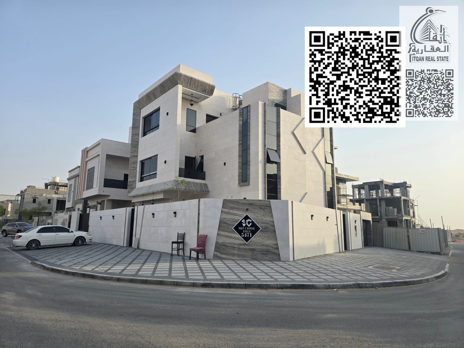 *Villa for Sale Directly from Owner with Golden Visa Eligibility* Corner unit on two streets – stone façade – luxurious finishes – built with top-qu