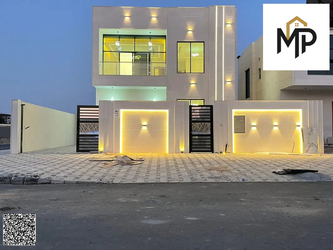 A unique opportunity at an attractive price and with no annual fees: Own a villa for sale in Ajman, first occupancy, freehold, super deluxe finishing,