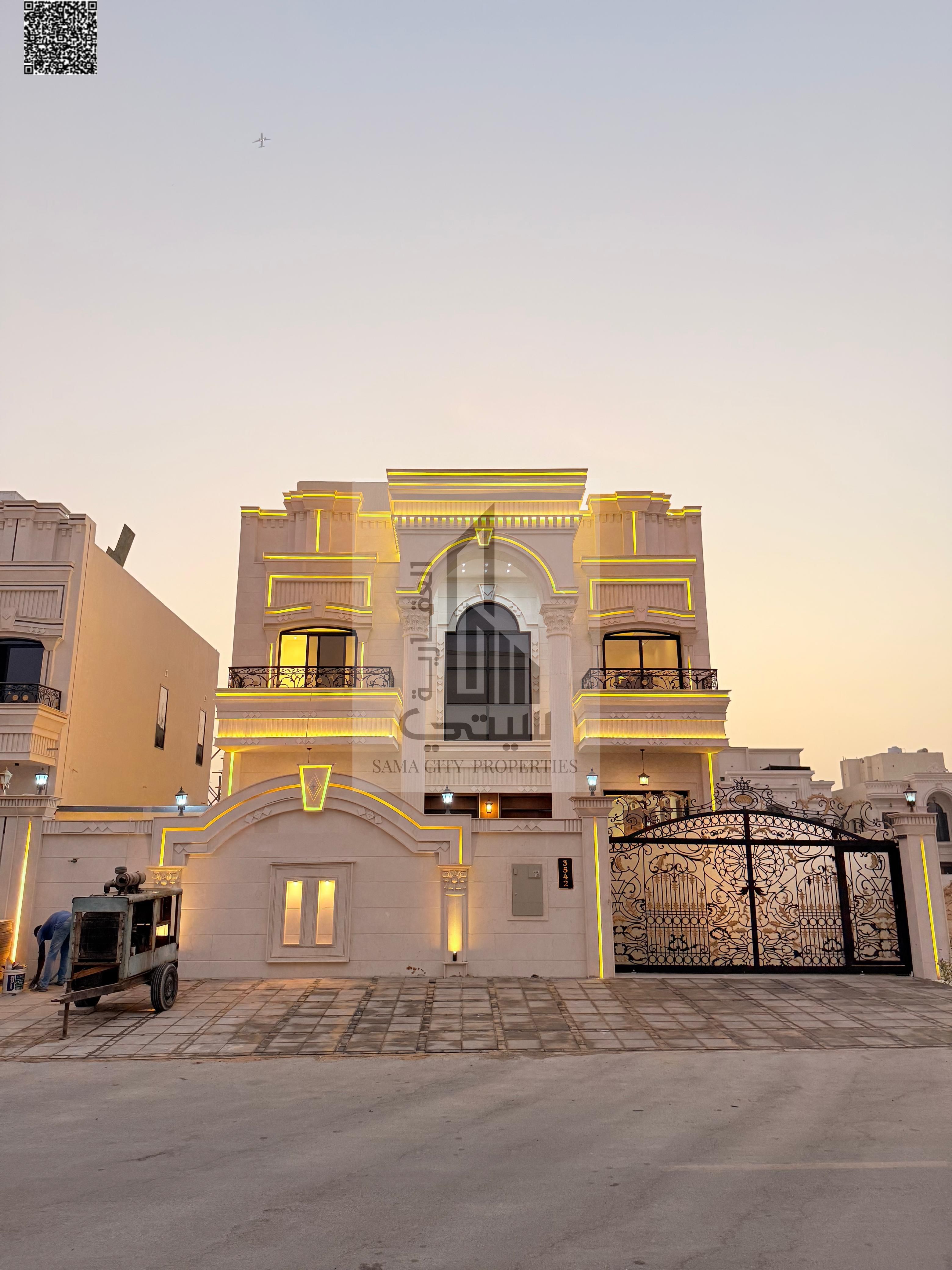 Elegant Stone-Faced Villa for Sale in Al Helio 2, Ajman