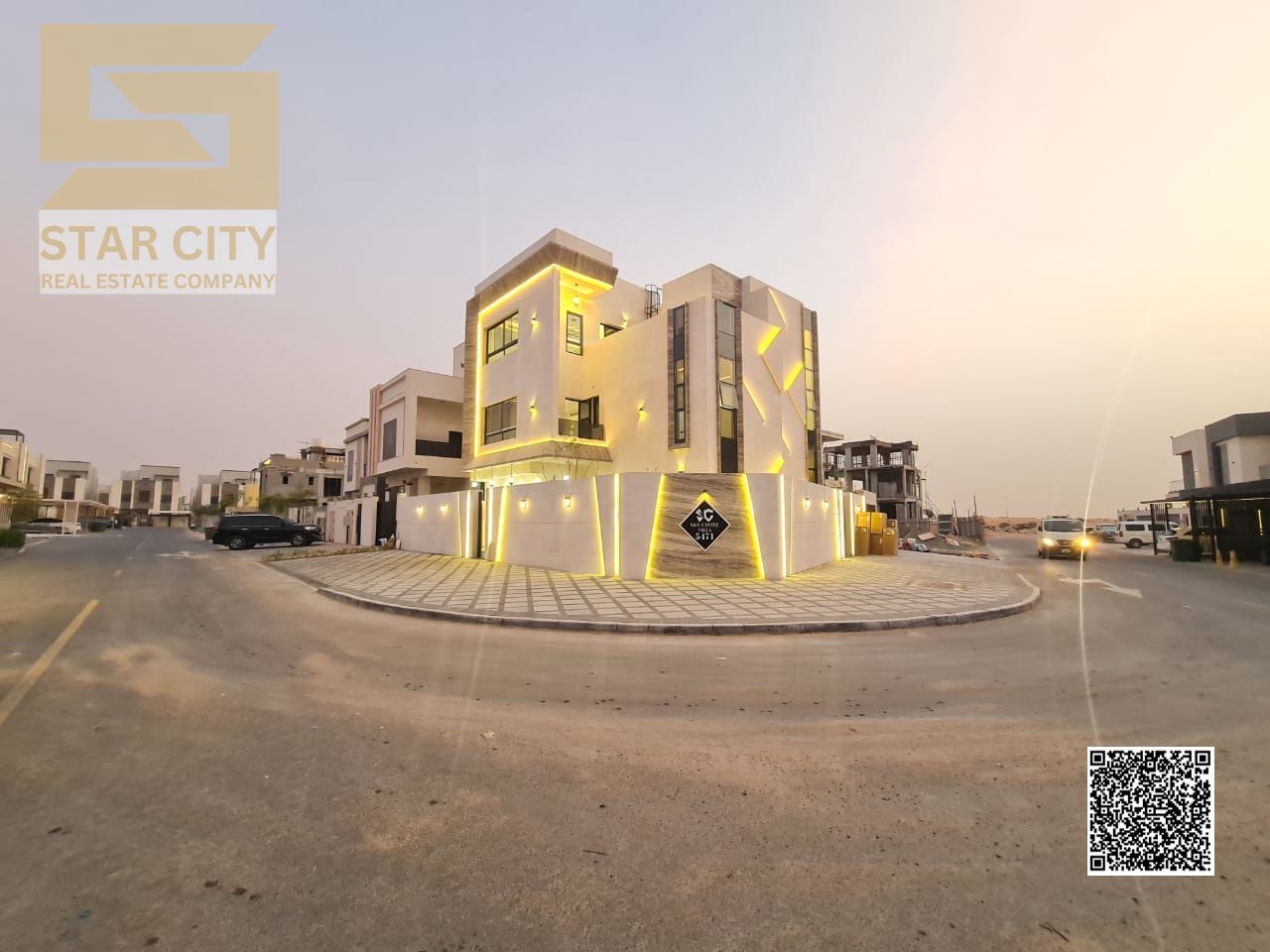 For Sale – Luxury 3-Storey Villa with Ultra Deluxe Finishing | Al Helio 2 – Ajman