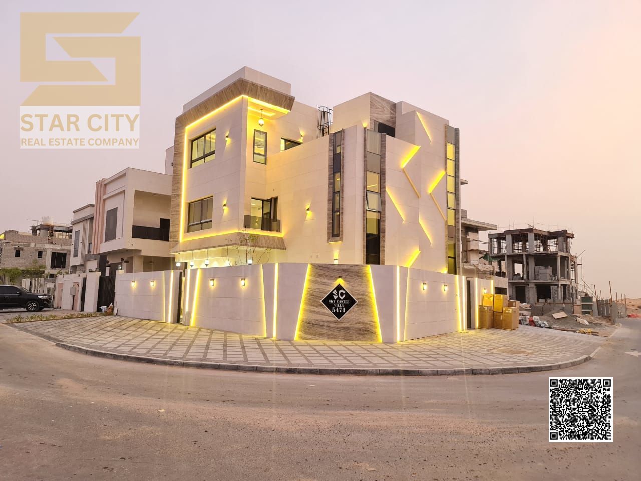 For Sale – Luxury 3-Storey Villa with Ultra Deluxe Finishing | Al Yasmeen – Ajman