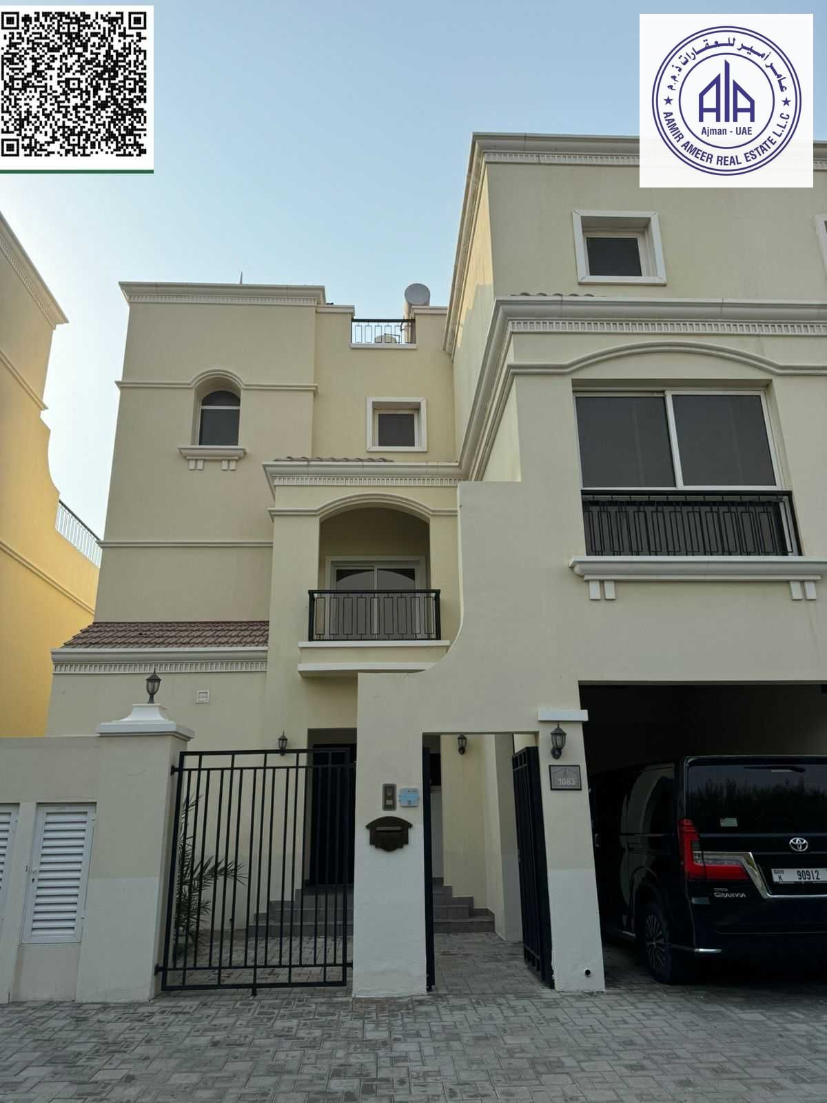 Hotel-style townhouse villa for sale In the Al Jazirah Al Hamra area in Ras Al Khaimah