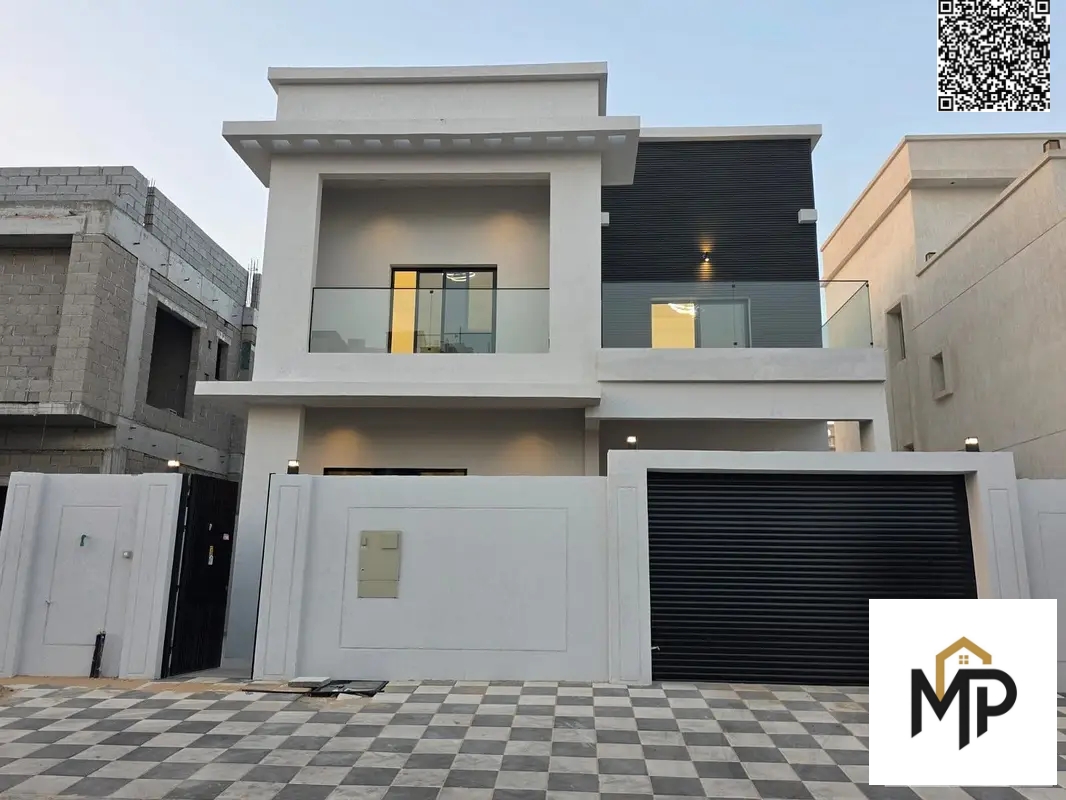 Luxury villa for sale in Ajman, 4 master bedrooms | Prime location | Elegant design | Includes air conditioning