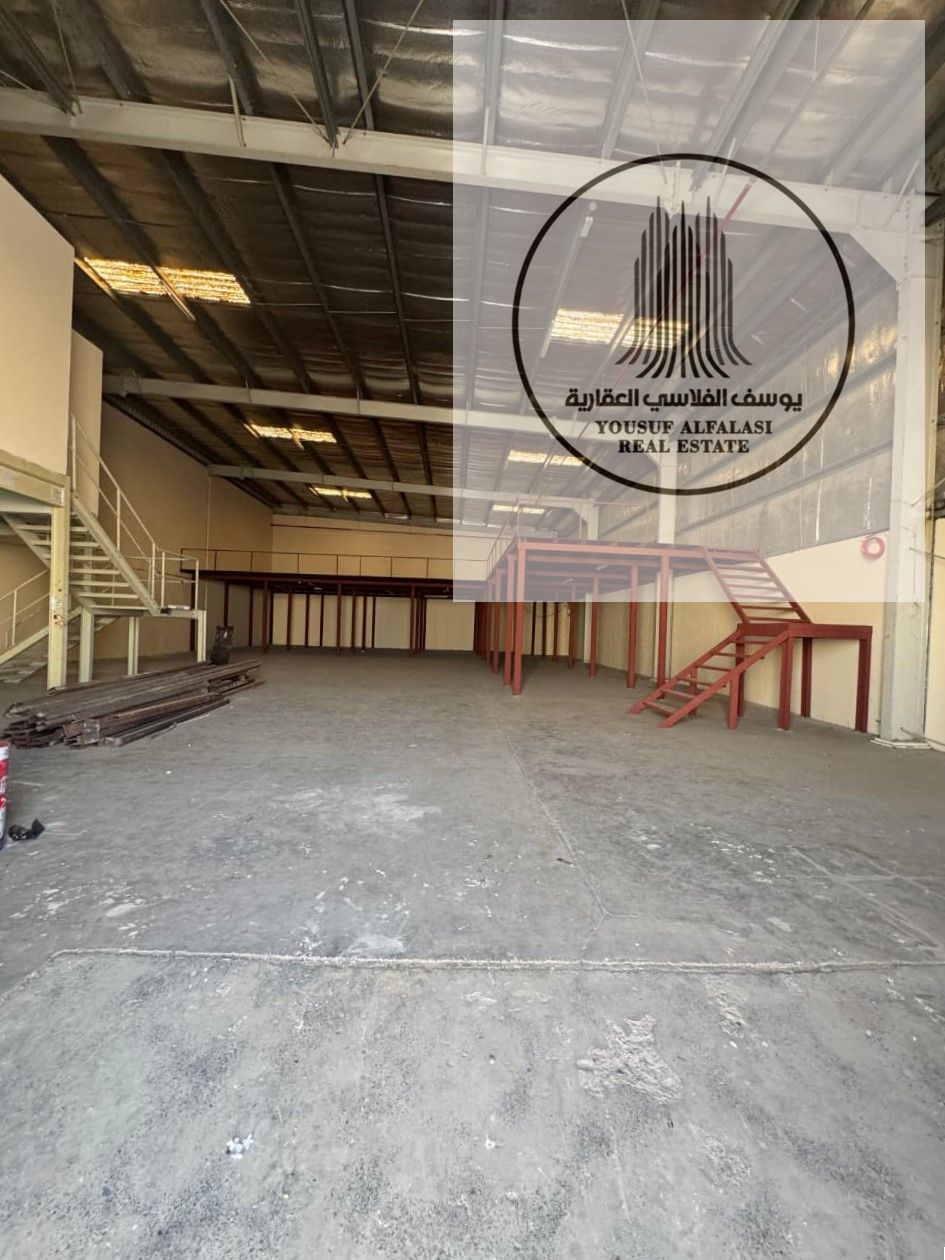 Warehouse for rent at an excellent price, 9000 sq ft, 15 kW electricity, suitable for storage