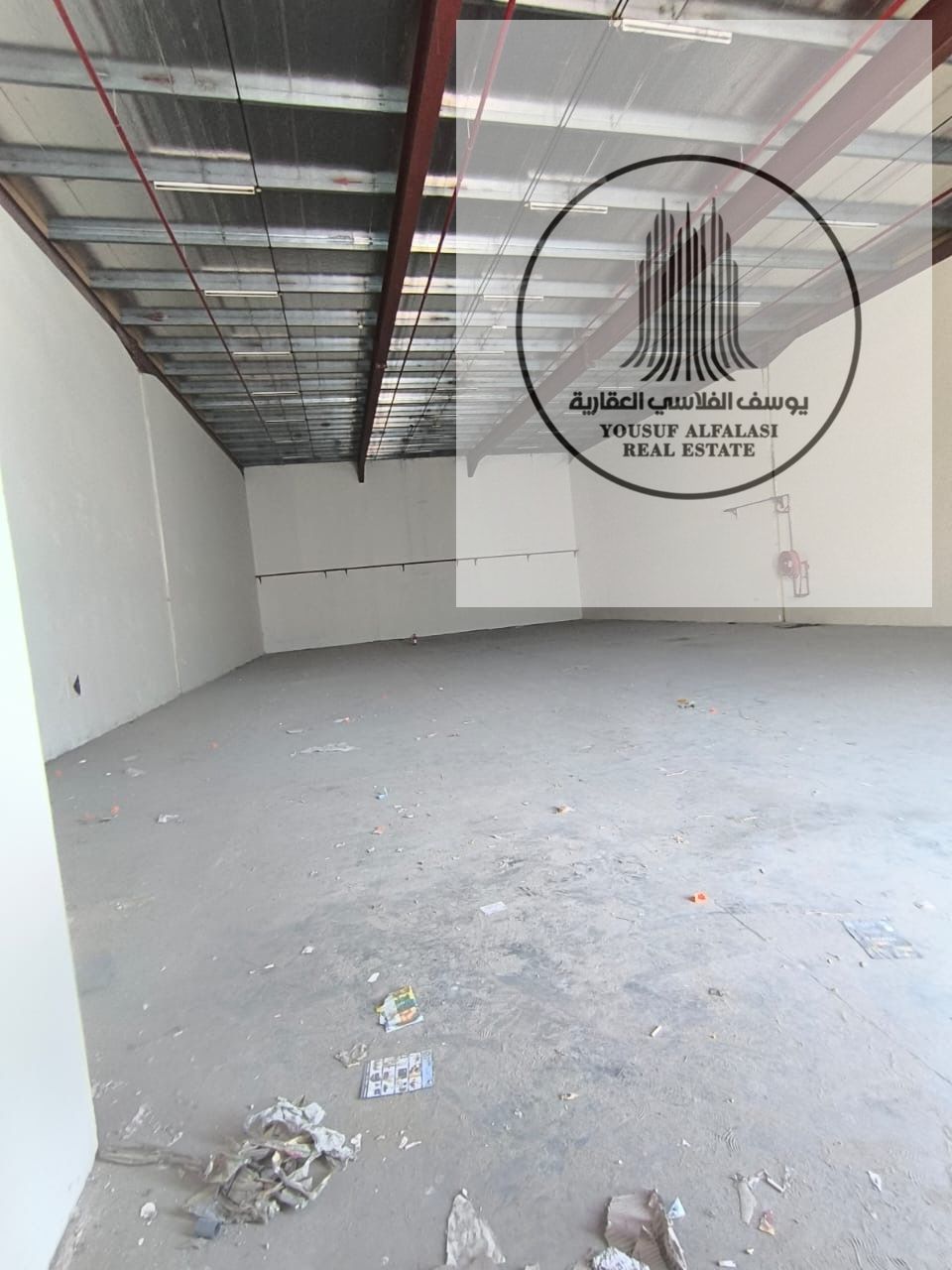 For Rent – Spacious Warehouse in a Strategic Location in Ajman Industrial Area 1, with Excellent Height and Large