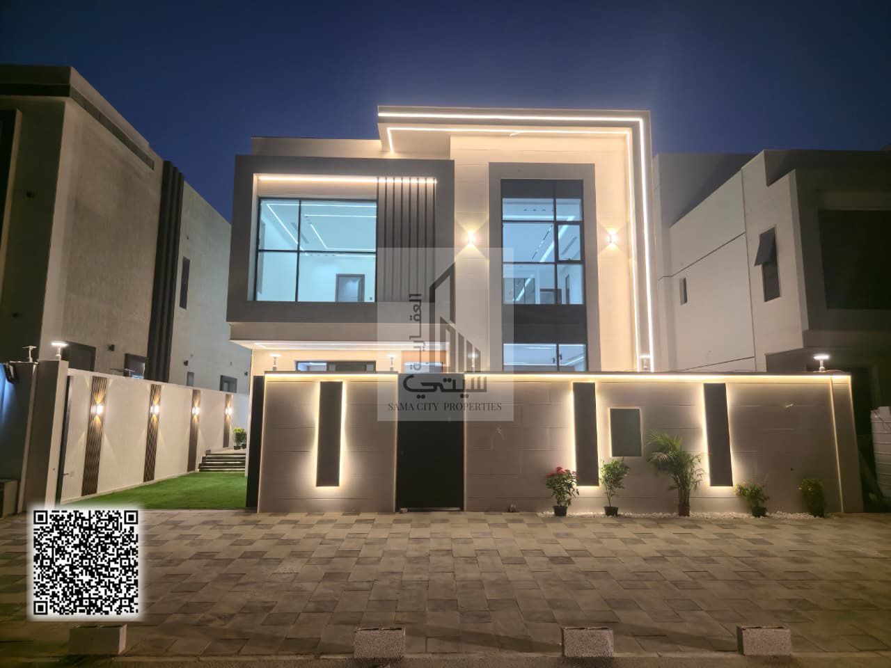 Villa in Zahia, 5 master bedrooms, swimming pool.