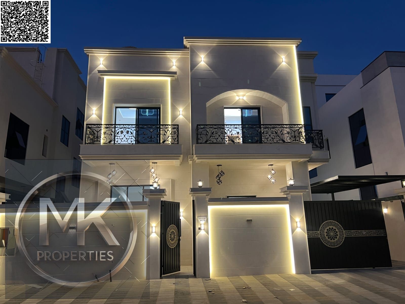 Villa for sale in Ajman, two floors and a roof Your chance today to experience luxury living at an all-inclusive price, including air conditioning, i