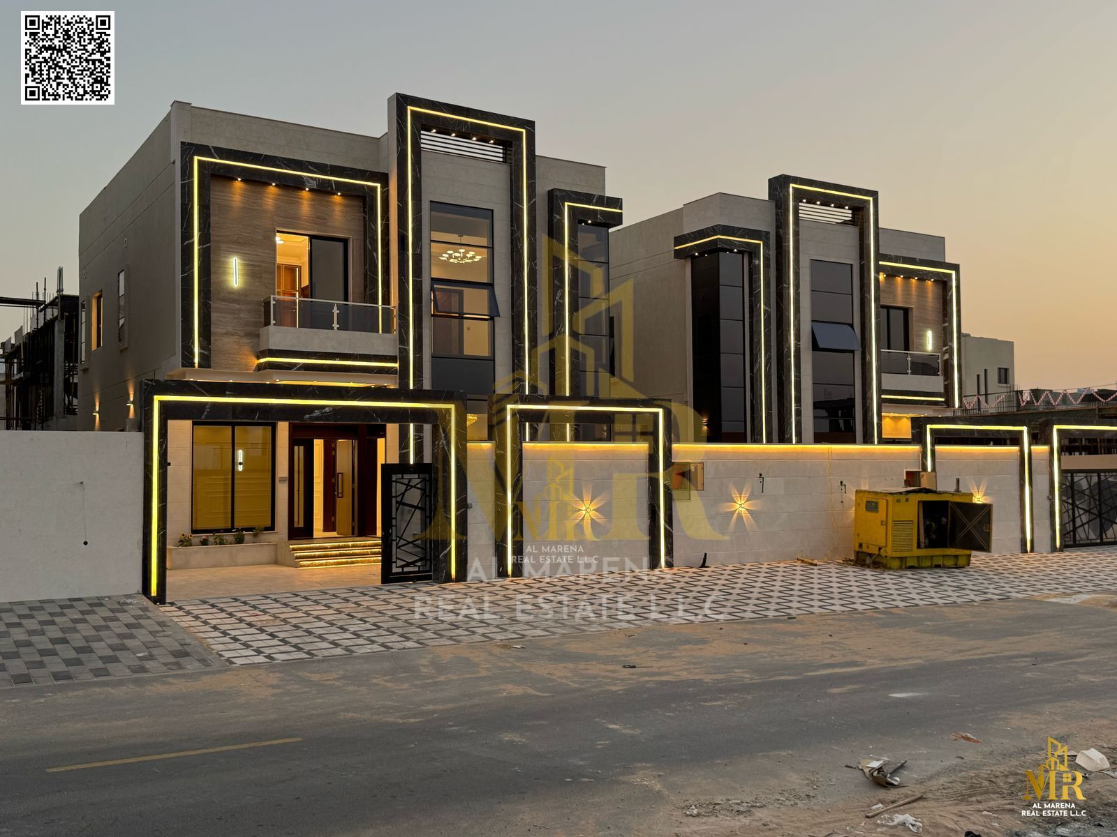 Own your property for the price of rent: a two-story villa with a roof terrace, negotiable price including registration fees. Also available: a large