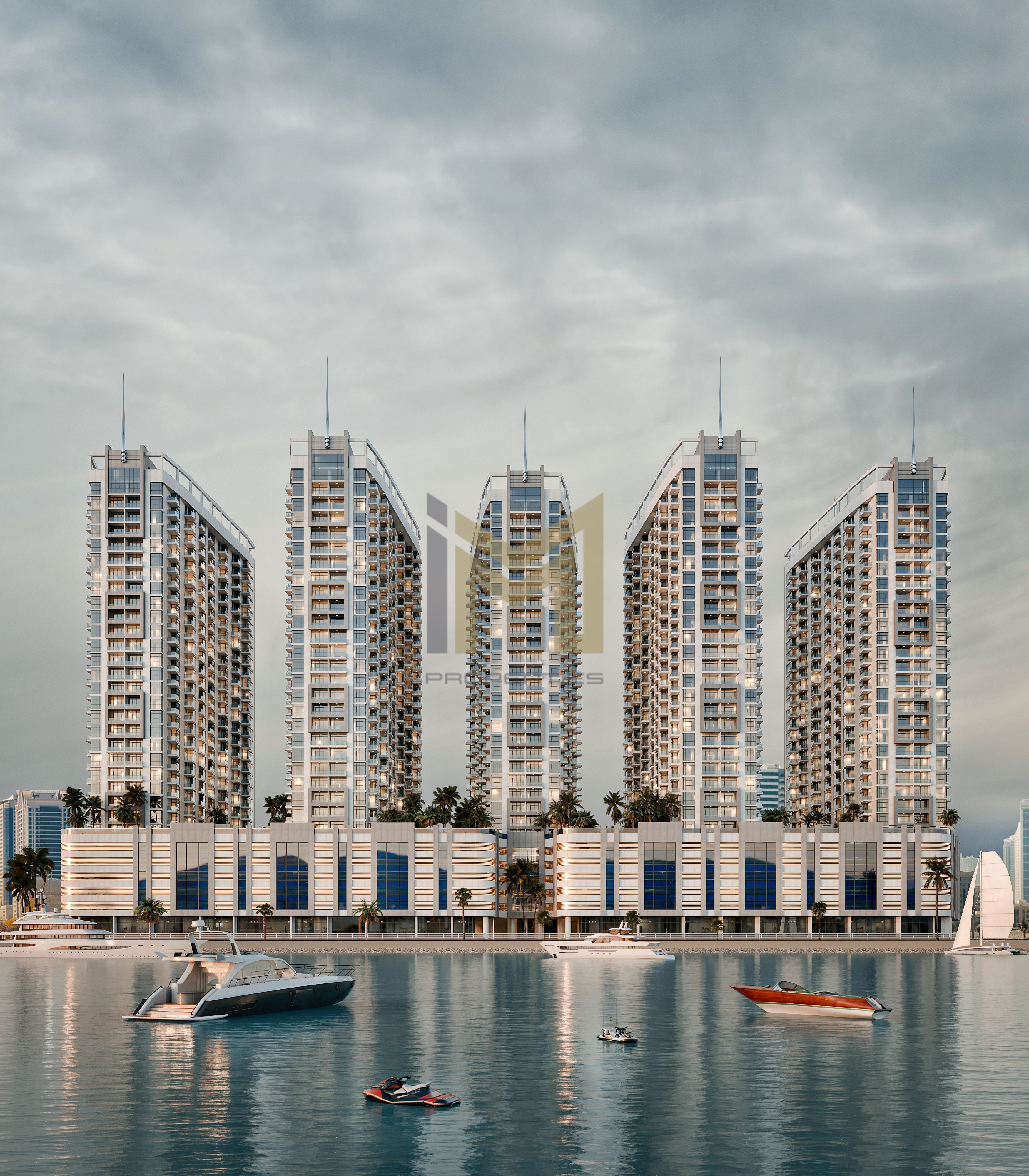 Full Creek Sea View | High Floor | Three Bedroom Apartment | The Ajman Creek Towers | Down Payment: 150,473 | No Transfer Fees & No Commission