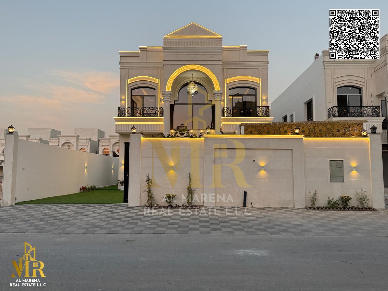 A distinctive classic villa in Al-Haliyo 2, including registration and ownership fees | Strategic location close to all services | Elegant design that