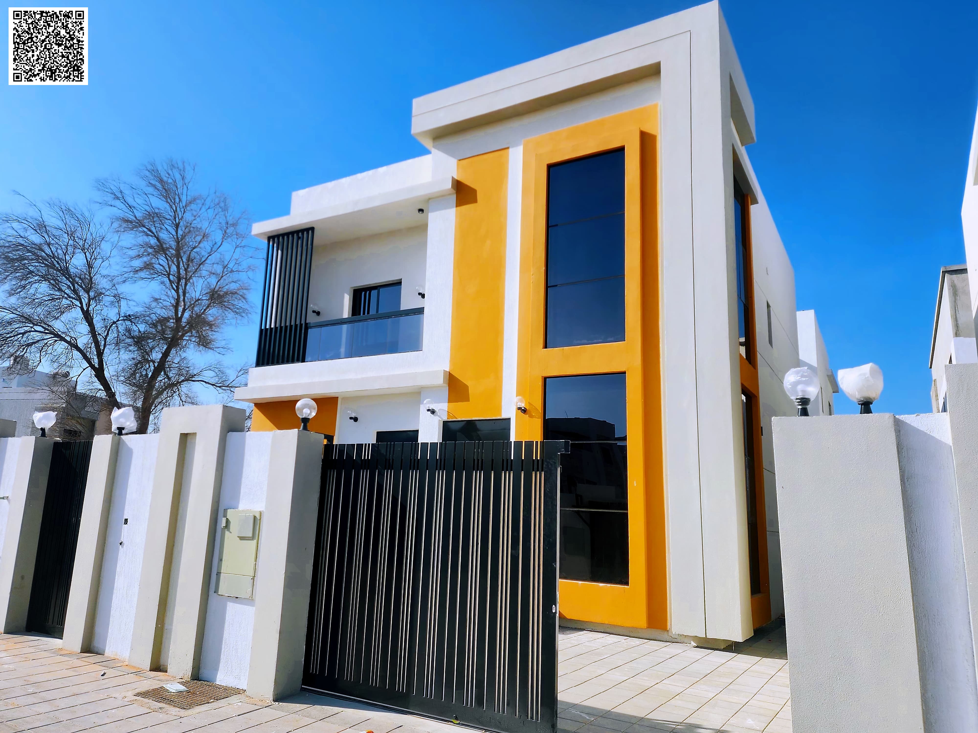 Villa with all registration fees included, high-end finishing, near all services and the mosque.