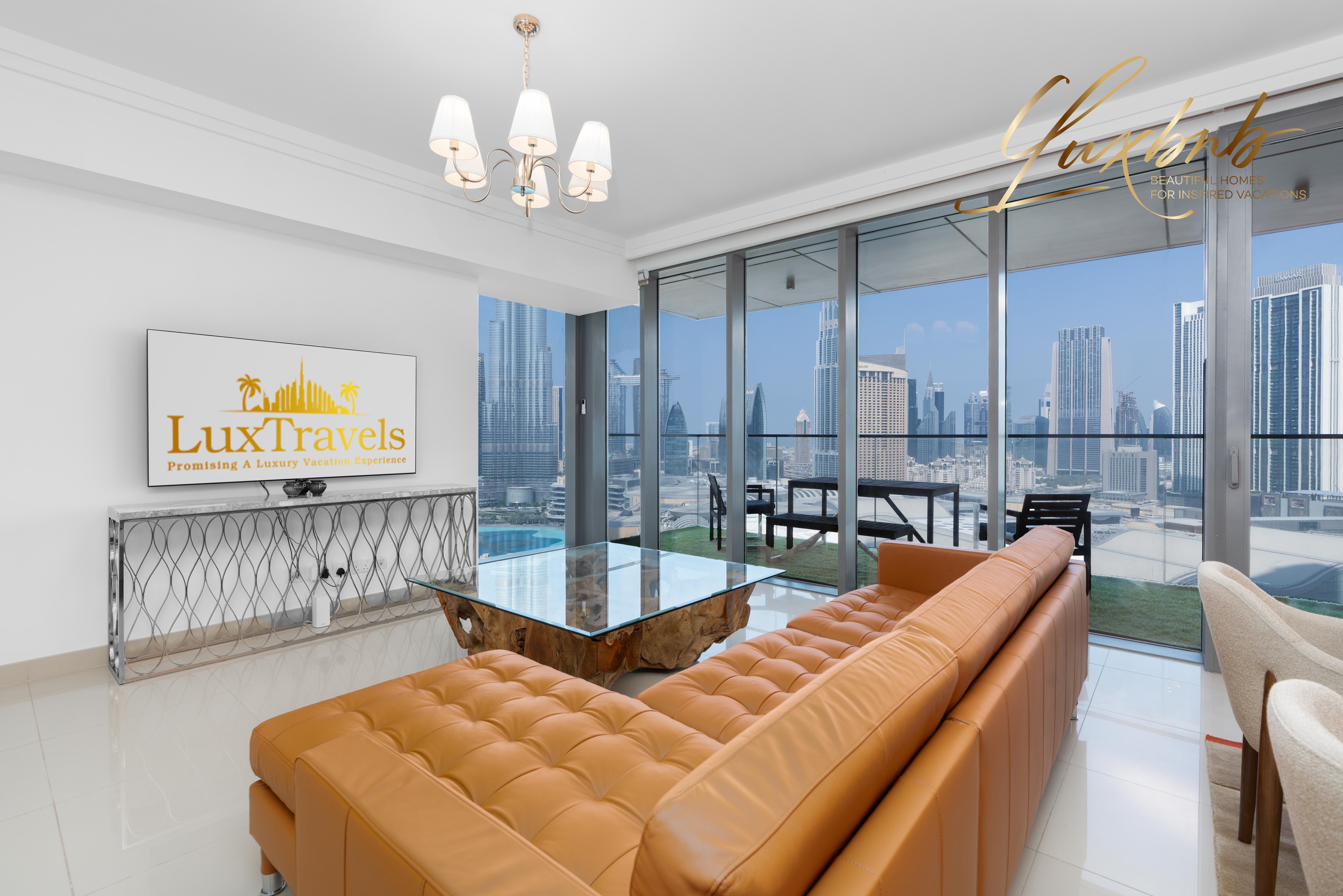 Burj + Fountain Views I Furnished I High Floor