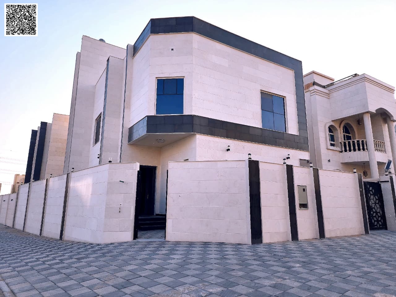 Villa for sale in Al Yasmin area, ready to move in, close to all services - very spacious interior layouts and distinctive finishes