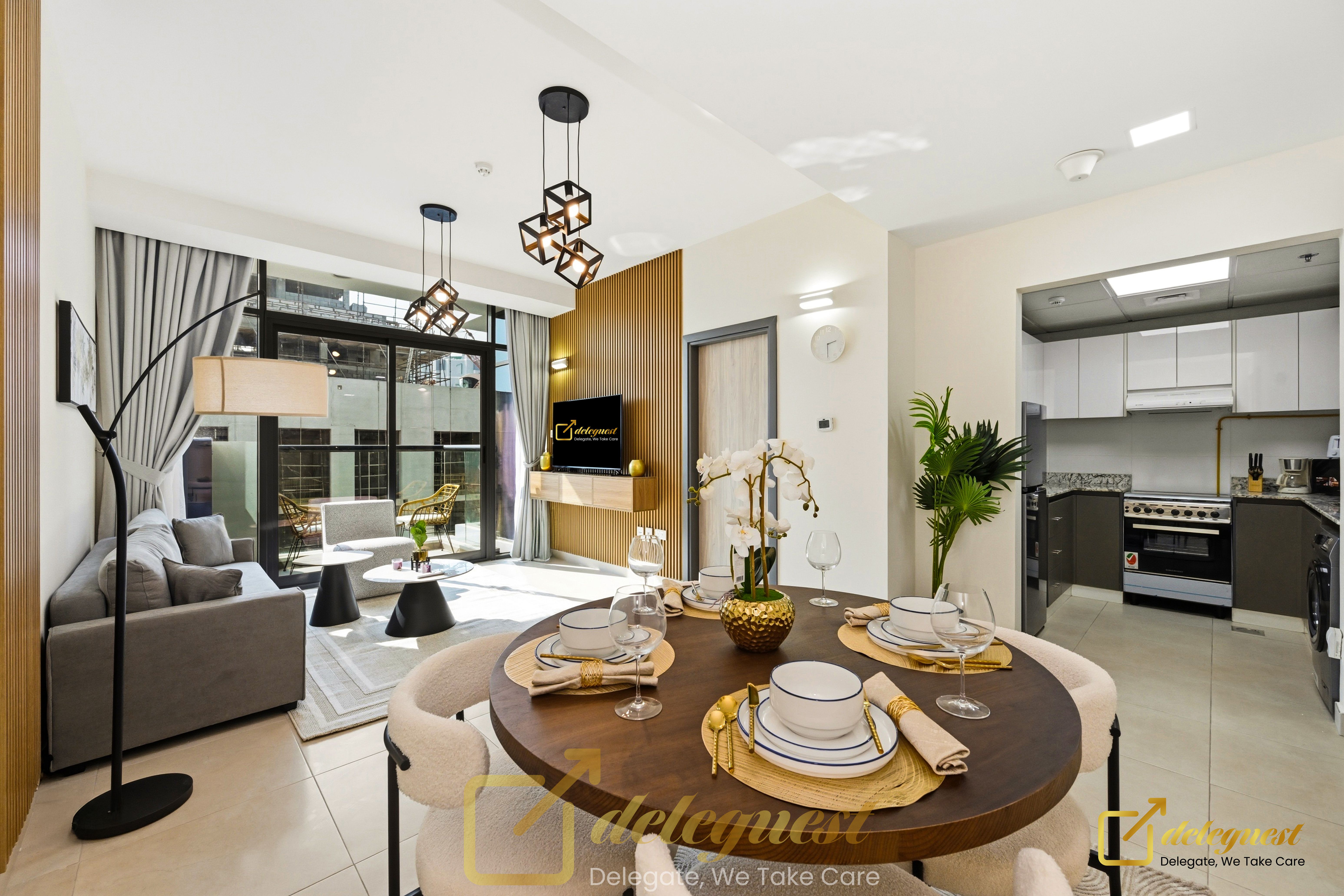 1BR Modern Escape in JVC By Deleguest