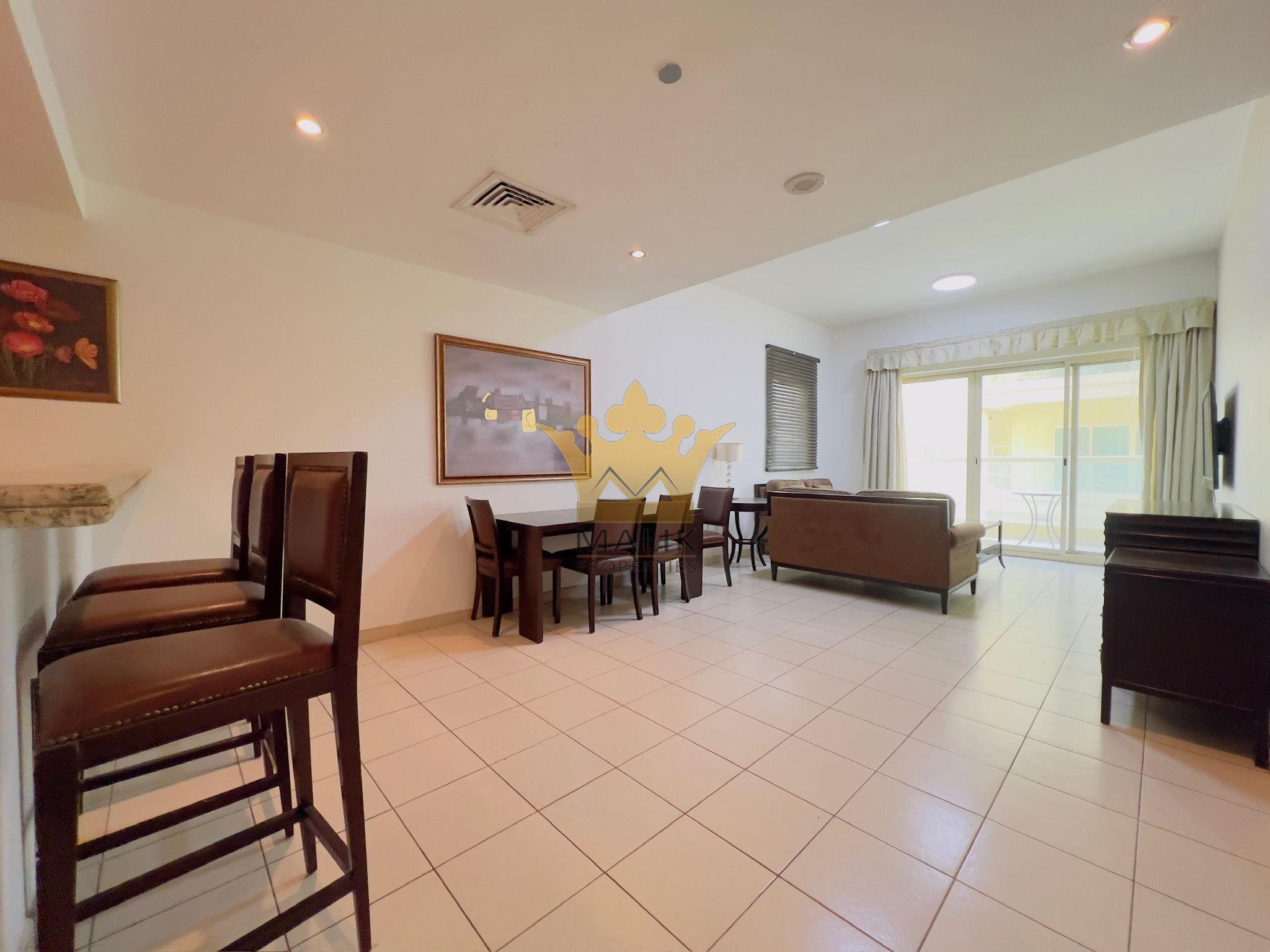 Stunning 2 BHK Apartment with Large Terrace | Rent 140K in 4Cheques, | Chiller Free