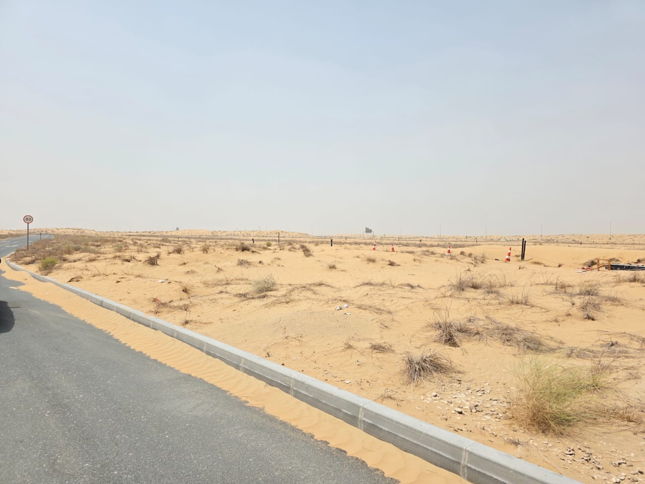 Residential corner plot for sale in Sharjah - Al Hooshi area - Al Badi' suburb