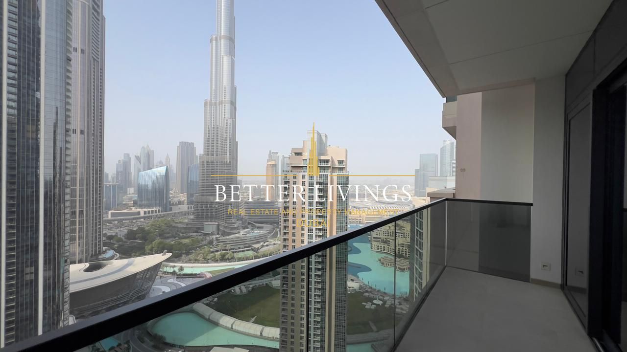 Burj Khalifa View | Premium 3 Bed | Fully Furnished | High-End Finishing | Call Now!
