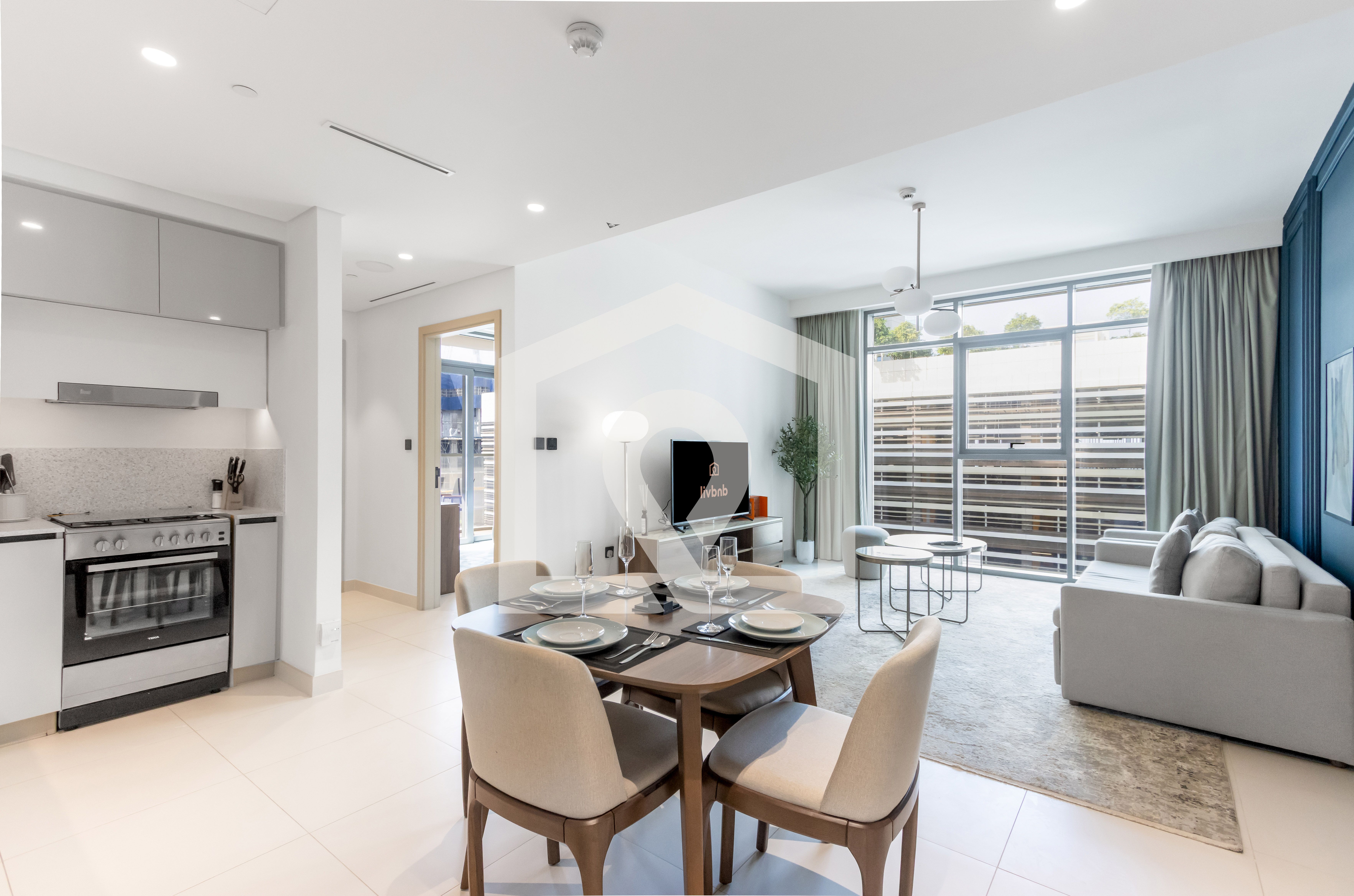 Stylish 1BR at Marina Vista | Steps to Beach & Dubai Marina