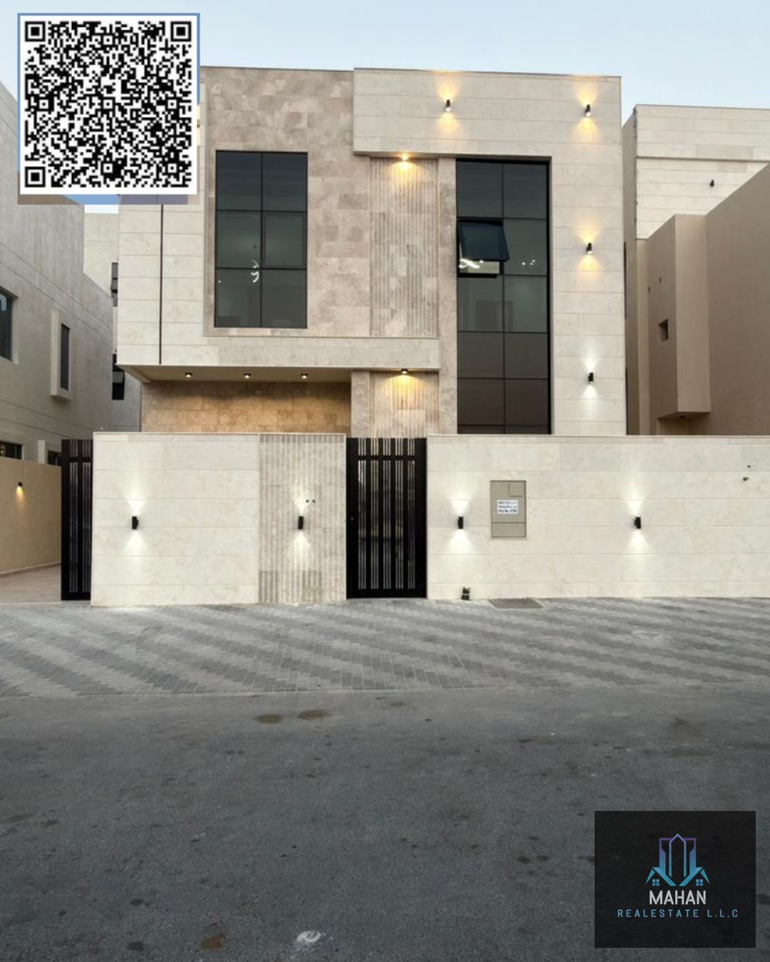 Villa for Sale – Al Yasmeen Garden, Ajman Prime location near Sheikh Mohammed Bin Zayed Road • Land Area: 3,014 sq. ft • Built-up Area: 3,815 sq. ft • Structure: Ground + First + Roof + Pergola + Boundary wall • Bedrooms: 5 Master Bedrooms with built-