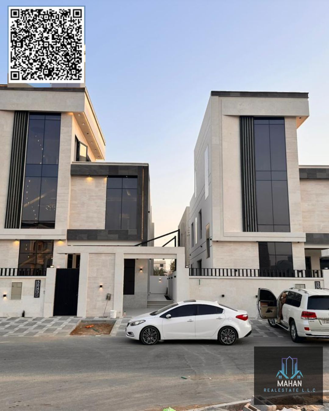 Modern Villa for Sale – Al Yasmeen, Ajman Prime location near Sheikh Mohammed Bin Zayed Road Features: • 3 Floors with elegant stone facade • 5 Master Bedrooms with built-in wardrobes • Separate Majlis with washrooms • 2 Spacious halls with premium dé