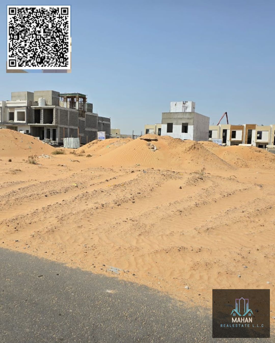 Commercial Land for Sale – Al Helio 1, Ajman Main Road Location – Perfect for Shops, Offices, or Residential Building • Land Area: 3,200 sq. ft • Price: AED 1,550,000 (Including registration) • Permission: G + 2 (Commercial + Residential Building) • L