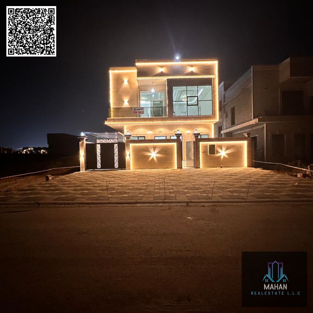 Modern G+1 Villa with Rooftop for Sale in Al Helio 2 – Ajman (Including Registration Fees)