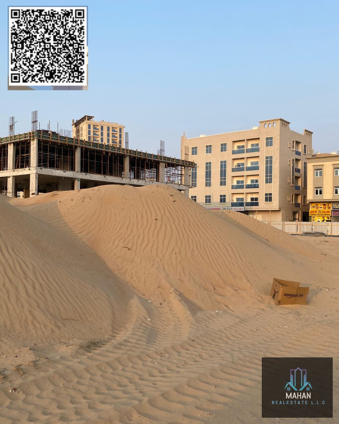 Land for Sale in Ajman – Al Yasmeen • Location: Al Yasmeen, Ajman • Land Area: 10,000 sq. ft • Approved Building: G + 10 Floors • Price: AED 4.2 Million • Freehold for All Nationalities Prime investment opportunity in a fast-developing area — ideal fo