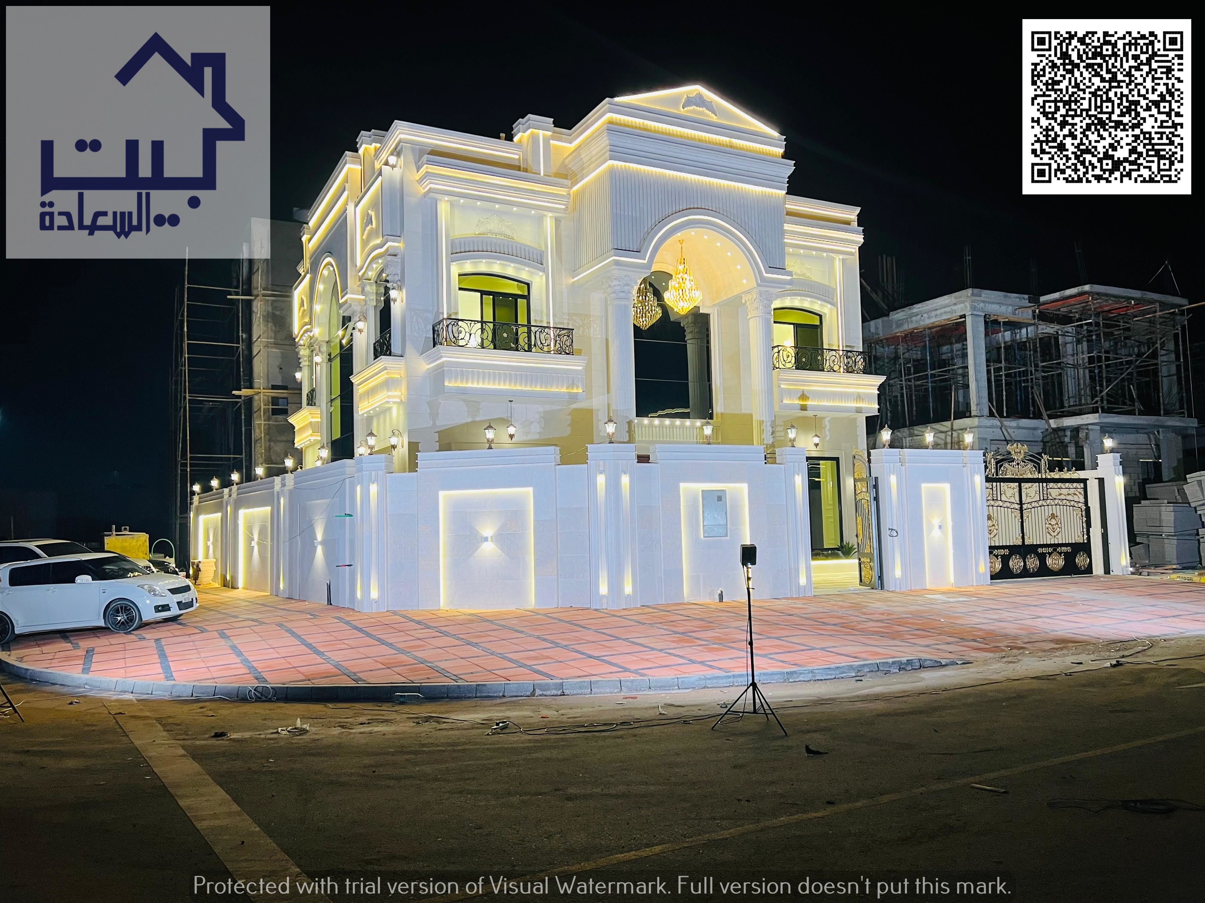 Your dream villa, a classic corner villa, located next to Sheikh Mohammed Bin Zayed Road, behind services and the mosque. Registration and ownership f