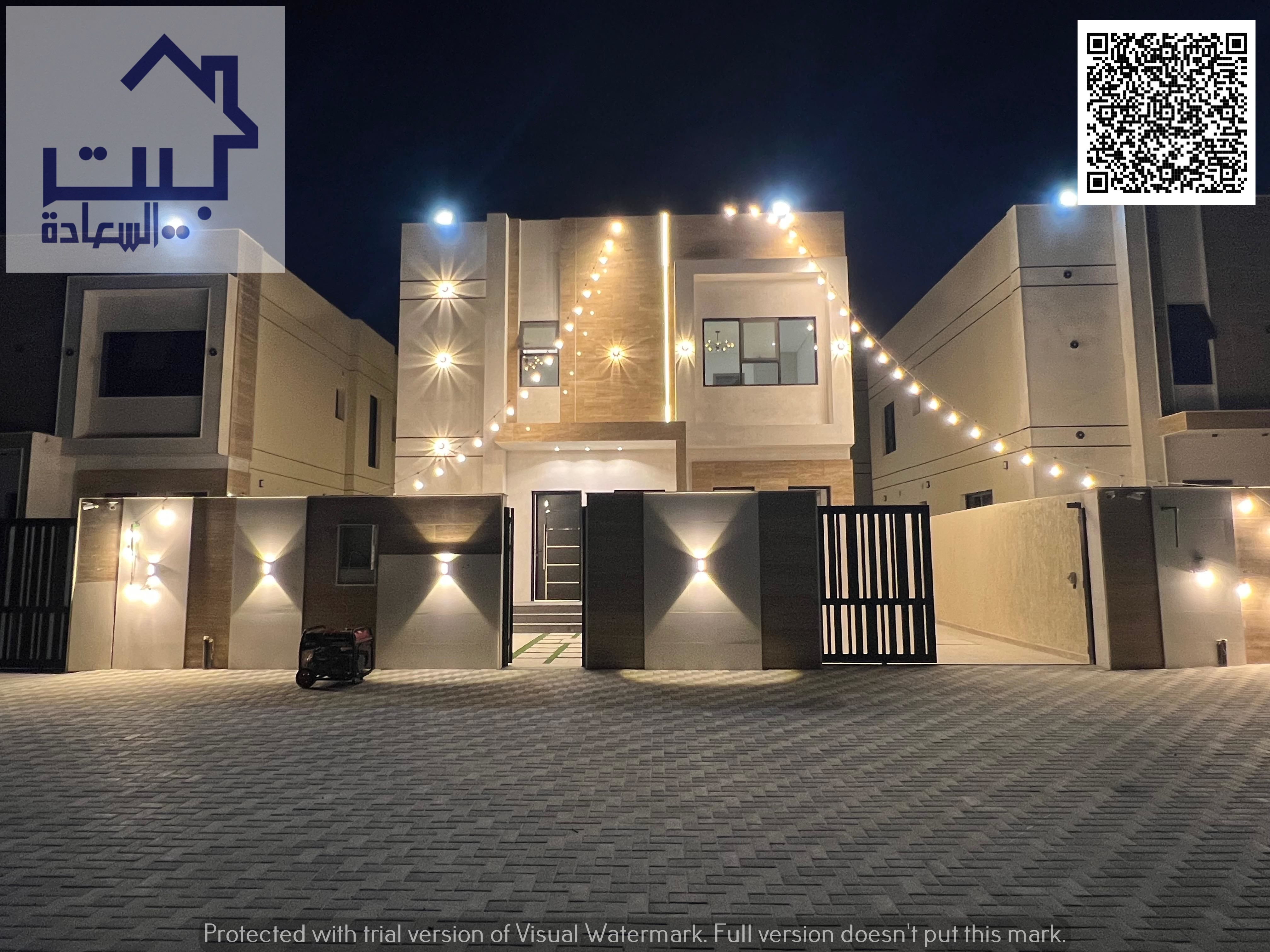 Your dream villa, luxurious and including registration and ownership fees, at an attractive price, close to Sheikh Mohammed Bin Zayed Road, behind ser