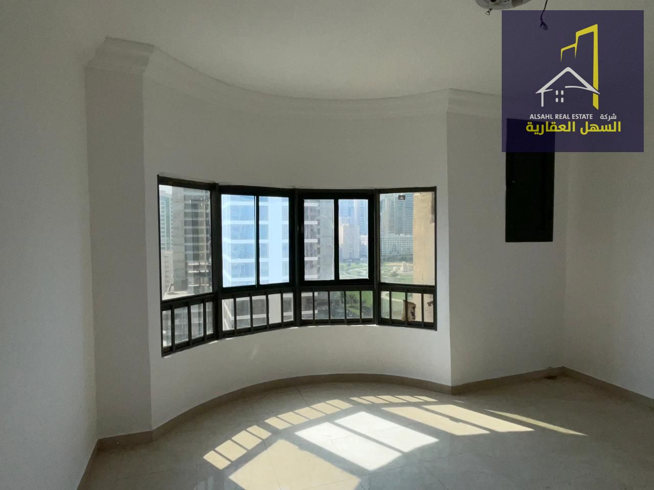 Spacious apartment for sale in Al Marwa Tower, Al Majaz 2, consisting of: